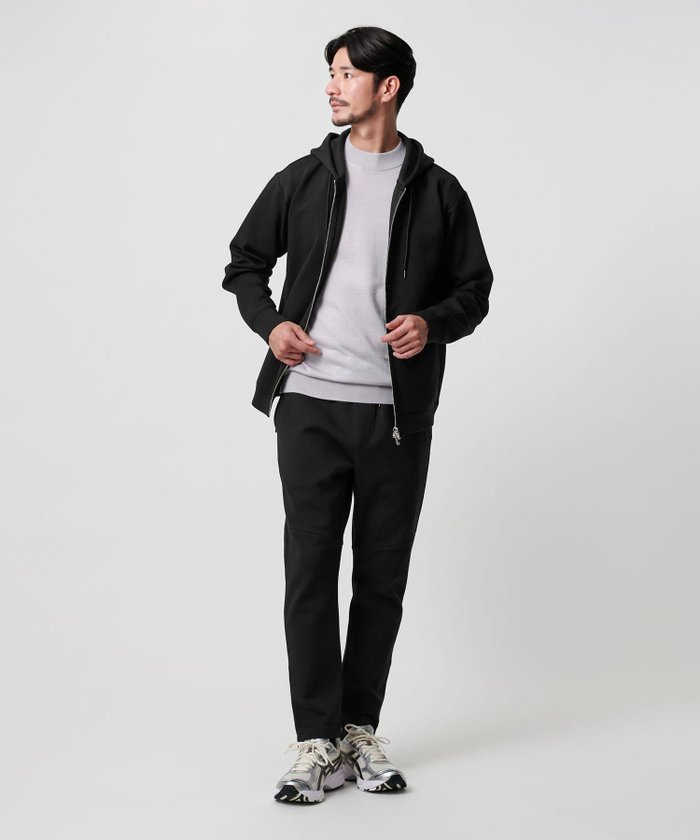 【ビューティ&ユース ユナイテッドアローズ/BEAUTY&YOUTH / UNITED ARROWS / MEN】の【WEB限定 WARDROBE SMART】ダブルニット ジップパーカー/セットアップ対応 インテリア・キッズ・メンズ・レディースファッション・服の通販 founy(ファニー) https://founy.com/ ファッション Fashion メンズファッション Fashion for Men セットアップ Matching Sets 春 Spring カーディガン Cardigan, Knitwear スウェット / スエット Sweatshirt, Sweatwear スマート Smart, Elegant スラックス Slacks, Dress Pants セットアップ Set-Up, Coordinated Outfit ダブル Double, Double-Breasted トレーナー Sweatshirt, Trainer パーカー Hoodie, Parka ファブリック Fabric, Textile フラット Flat, Flat Shoes ポケット Pocket, Pocket Detail リラックス Relax, Relaxed Fit A/W・秋冬 Autumn/Winter |ID: prp329100004737162 ipo3291000000034352315
