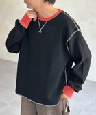 【シーピーシーエム/CPCM】のリブ配色ステッチワッフルプルオーバー 人気、トレンドファッション・服の通販 founy(ファニー) ファッション Fashion レディースファッション Fashion for Women トップス・カットソー Cut & Sew Tops カジュアルプルオーバー・ニットトップス Pullovers & Knit Tops / Casual Pullovers おすすめ Recommended / Our Picks スリット Slit, Slit Detail ロング Long, Long-Length ワッフル Waffle, Waffle Knit thumbnail チャコールグレー|ID: prp329100004737169 ipo3291000000034578026