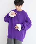 【バンヤードストーム/BARNYARDSTORM】のAQUAクループルオーバー 人気、トレンドファッション・服の通販 founy(ファニー) ファッション Fashion レディースファッション Fashion for Women トップス・カットソー Cut & Sew Tops カジュアルプルオーバー・ニットトップス Pullovers & Knit Tops / Casual Pullovers インナー Innerwear タイトスカート Pencil Skirt, Tight Skirt フェミニン Feminine, Girly ベーシック Basic, Essential マニッシュ Mannish, Boyish ワイド Wide, Wide Fit thumbnail パープル|ID: prp329100004737173 ipo3291000000034374731
