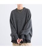 【バンヤードストーム/BARNYARDSTORM】のAQUAクループルオーバー 人気、トレンドファッション・服の通販 founy(ファニー) ファッション Fashion レディースファッション Fashion for Women トップス・カットソー Cut & Sew Tops カジュアルプルオーバー・ニットトップス Pullovers & Knit Tops / Casual Pullovers インナー Innerwear タイトスカート Pencil Skirt, Tight Skirt フェミニン Feminine, Girly ベーシック Basic, Essential マニッシュ Mannish, Boyish ワイド Wide, Wide Fit thumbnail チャコール|ID: prp329100004737173 ipo3291000000034374733