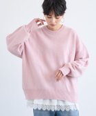 【バンヤードストーム/BARNYARDSTORM】のAQUAクループルオーバー 人気、トレンドファッション・服の通販 founy(ファニー) ファッション Fashion レディースファッション Fashion for Women トップス・カットソー Cut & Sew Tops カジュアルプルオーバー・ニットトップス Pullovers & Knit Tops / Casual Pullovers インナー Innerwear タイトスカート Pencil Skirt, Tight Skirt フェミニン Feminine, Girly ベーシック Basic, Essential マニッシュ Mannish, Boyish ワイド Wide, Wide Fit thumbnail ピンク20|ID: prp329100004737173 ipo3291000000034374735