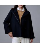 【アンタイトル/UNTITLED】の【着回しが効く/オンオフアウター】ウールショートコート ネイビー|ID: prp329100004737294 ipo3291000000034362292