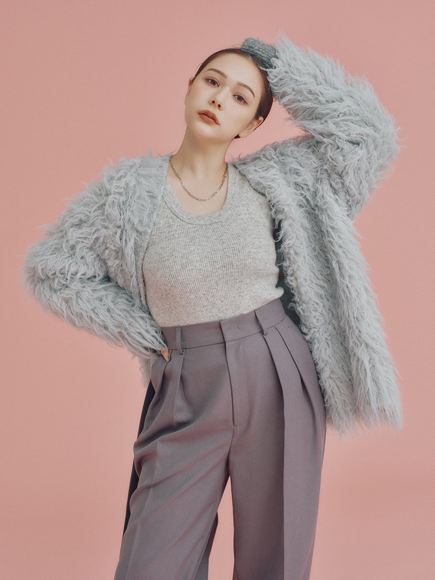 【ミラオーウェン/Mila Owen】のスコッチ釦シャギーニットカーディガン インテリア・キッズ・メンズ・レディースファッション・服の通販 founy(ファニー) 　雑誌掲載アイテム　Magazine Picks & Fashion Features　ファッション雑誌　Fashion Magazines　ストーリィ　STORY　ジゼル　GISELe　ファッション　Fashion　レディースファッション　Fashion for Women　トップス・カットソー　Cut & Sew Tops　ニット　Knit Tops & Sweaters　カーディガン・羽織り　Layered Style Cardigans　秋　Autumn　11月号　November Issue　12月号　December Issue　スマート　Smart, Elegant　雑誌　Magazine, Fashion Magazine　タンク　Tank Top, Sleeveless Top　トレンド　Trend, Trending Now　ミドル　Middle Length, Mid Height　ラグジュアリー　Luxury, Elegant　ロング　Long, Long-Length　冬　Winter / This Winter　LGRY[005]|ID: prp329100004737309 ipo3291000000034378452