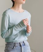 【セレクトモカ/SELECT MOCA】のクルーネックシアープルオーバー ライトブルー-02|ID: prp329100004737367 ipo3291000000034247567