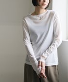 【セレクトモカ/SELECT MOCA】のクルーネックシアープルオーバー ホワイト-05|ID: prp329100004737367 ipo3291000000034247573