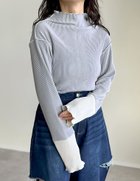 【リエディ/Re:EDIT】の配色切り替えメロープリーツハイネックトップス 人気、トレンドファッション・服の通販 founy(ファニー) ファッション Fashion レディースファッション Fashion for Women トップス・カットソー Cut & Sew Tops インナー Innerwear シンプル Simple, Minimal ハイネック High Neck, Mock Neck ビスチェ Bustier, Corset Top プリーツ Pleats, Pleated ベスト Vest, Waistcoat 無地 Plain, Solid Color thumbnail グレー×アイボリー|ID: prp329100004737373 ipo3291000000034518292