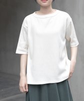 【アーバンリサーチ ドアーズ/URBAN RESEARCH DOORS】のFORK SPOON ミニワッフル5分袖Tシャツ 人気、トレンドファッション・服の通販 founy(ファニー) ファッション Fashion レディースファッション Fashion for Women トップス・カットソー Cut & Sew Tops シャツ・ブラウス・オフィスカジュアル Elegant Blouses & Button-Ups ロングTシャツ・Tシャツ Longline T-Shirts & Tees 2025年 2025 2025春夏・S/S Spring/Summer 2025 SS25 インナー Innerwear シンプル Simple, Minimal ベーシック Basic, Essential ワッフル Waffle, Waffle Knit 夏 Summer 定番 Standard, Basic Item S/S・春夏 SS, Spring/Summer, Warm Season |ID:prp329100004737395