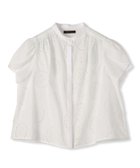 【トゥモローランド/TOMORROWLAND】のコットンコンビネーション ペタルスリーブブラウス 人気、トレンドファッション・服の通販 founy(ファニー) ファッション Fashion レディースファッション Fashion for Women トップス・カットソー Cut & Sew Tops シャツ・ブラウス・オフィスカジュアル Elegant Blouses & Button-Ups エアリー Airy Texture ギャザー Gathered, Ruffled ショルダー Shoulder, Shoulder Strap スリーブ Sleeve, Long Sleeve / Short Sleeve フォルム Silhouette, Form 定番 Standard, Basic Item thumbnail 11 ホワイト|ID: prp329100004737853 ipo3291000000034222979