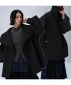 【ハレ/HARE】のウーリーテック2WAYミドルコート 人気、トレンドファッション・服の通販 founy(ファニー) ファッション Fashion レディースファッション Fashion for Women アウター Coat / Outerwear Collection コート・ロングコート・ピーコート Long Coats, Peacoats & More ウェーブ Wavy Pattern ショート Short, Short Length スタンド Stand Collar, Upright Stand ストレート Straight, Straight Cut フレア Flare, Flared ボトム Bottoms, Lower Wear ミドル Middle Length, Mid Height ワイド Wide, Wide Fit thumbnail ブラック09|ID: prp329100004737855 ipo3291000000034880359