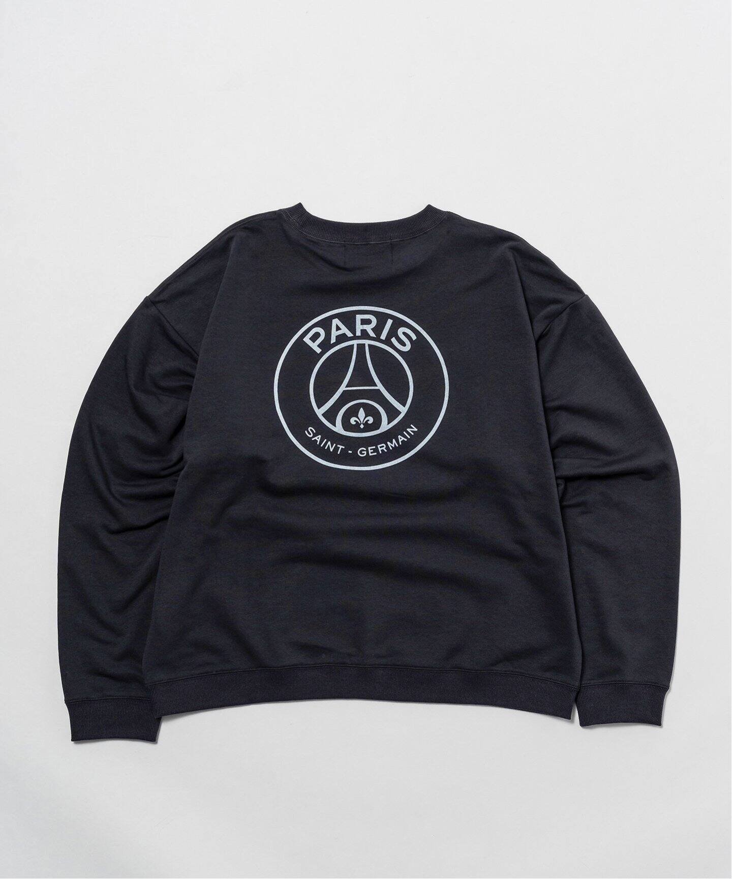 【エディフィス/EDIFICE】の【Paris Saint-Germain】エンブレム スウェットシャツ インテリア・キッズ・メンズ・レディースファッション・服の通販 founy(ファニー) 　ファッション　Fashion　レディースファッション　Fashion for Women　トップス・カットソー　Cut & Sew Tops　シャツ・ブラウス・オフィスカジュアル　Elegant Blouses & Button-Ups　レディースパーカー・カジュアルフーディー　Casual Hoodies & Sweatshirts　スウェット・クルーネックトップス　Sweatshirts & Crewnecks / Relaxed Fit Sweat Tops　スウェット / スエット　Sweatshirt, Sweatwear　フロント　Front, Front Design　プリント　Print, Printed Pattern　グレー|ID: prp329100004737917 ipo3291000000034223355