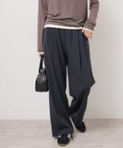 【ジャーナルスタンダード レリューム/JOURNAL STANDARD relume】の《追加/一部WEB限定/新色》スムースフレアタックパンツ ネイビー|ID: prp329100004737942 ipo3291000000034401152