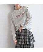 【ローリーズファーム/LOWRYS FARM】のプリントロゴTシャツLS グレー12|ID: prp329100004737949 ipo3291000000034331706