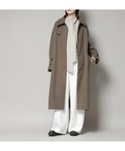 【ナノ ユニバース/nano universe】のメルトンジャージーステンカラーコート モカ3|ID: prp329100004737954 ipo3291000000034395780