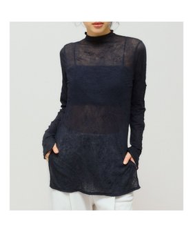 【マーコート/MARcourt】のMIDIUMISOLID for Ladies シアーハイネックインナー 人気、トレンドファッション・服の通販 founy(ファニー) ファッション Fashion レディースファッション Fashion for Women インナー Innerwear ハイネック High Neck, Mock Neck ポケット Pocket, Pocket Detail ワッシャー Washer, Crinkled Finish 今秋 This Fall 再入荷 Restock / Back in Stock 定番 Standard, Basic Item 無地 Plain, Solid Color 長袖 Long Sleeve, Full Sleeve |ID:prp329100004737979