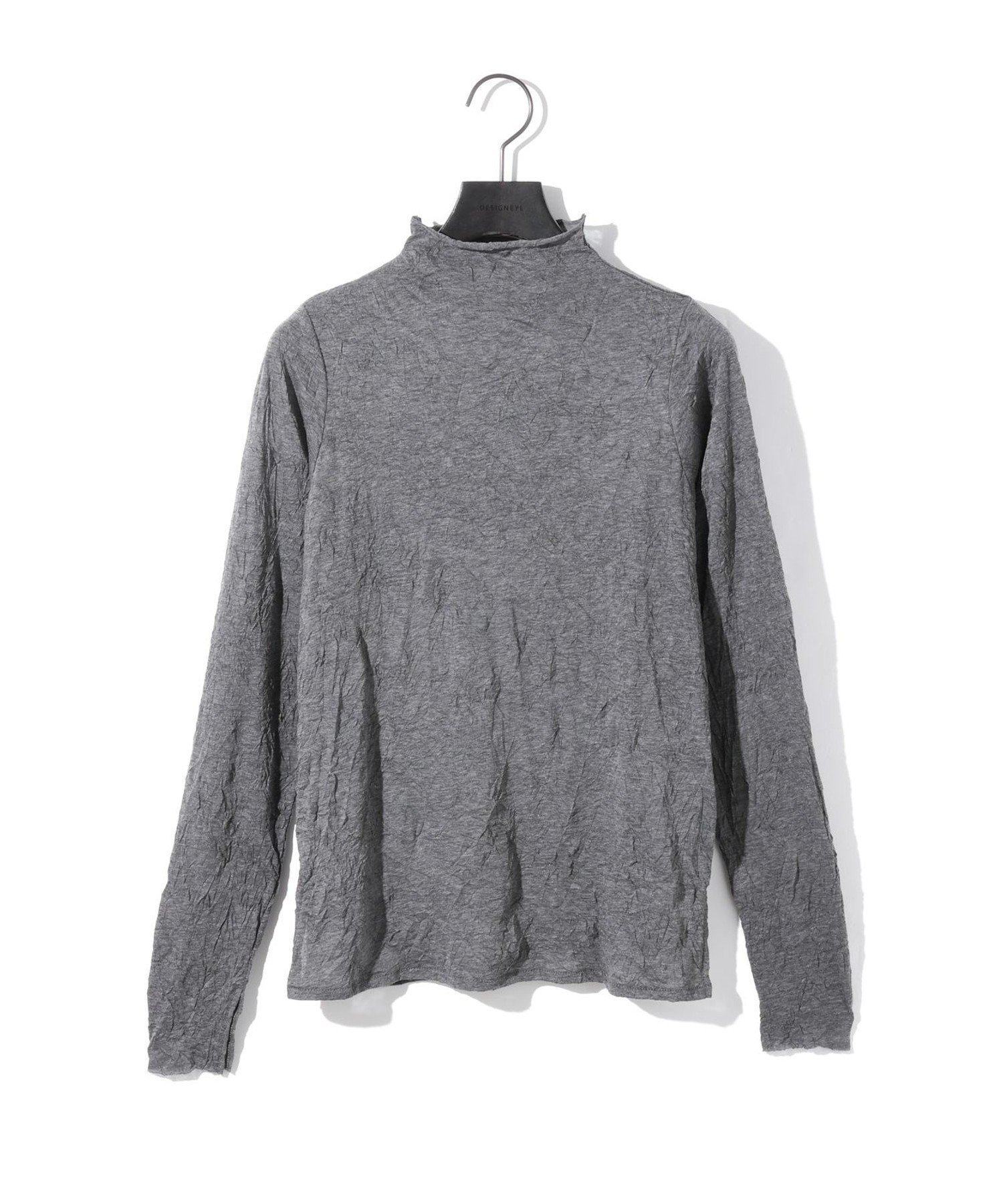 【マーコート/MARcourt】のMIDIUMISOLID for Ladies シアーハイネックインナー インテリア・キッズ・メンズ・レディースファッション・服の通販 founy(ファニー) 　ファッション　Fashion　レディースファッション　Fashion for Women　インナー　Innerwear　ハイネック　High Neck, Mock Neck　ポケット　Pocket, Pocket Detail　ワッシャー　Washer, Crinkled Finish　今秋　This Fall　再入荷　Restock / Back in Stock　定番　Standard, Basic Item　無地　Plain, Solid Color　長袖　Long Sleeve, Full Sleeve　チャコールグレー|ID: prp329100004737979 ipo3291000000034885150