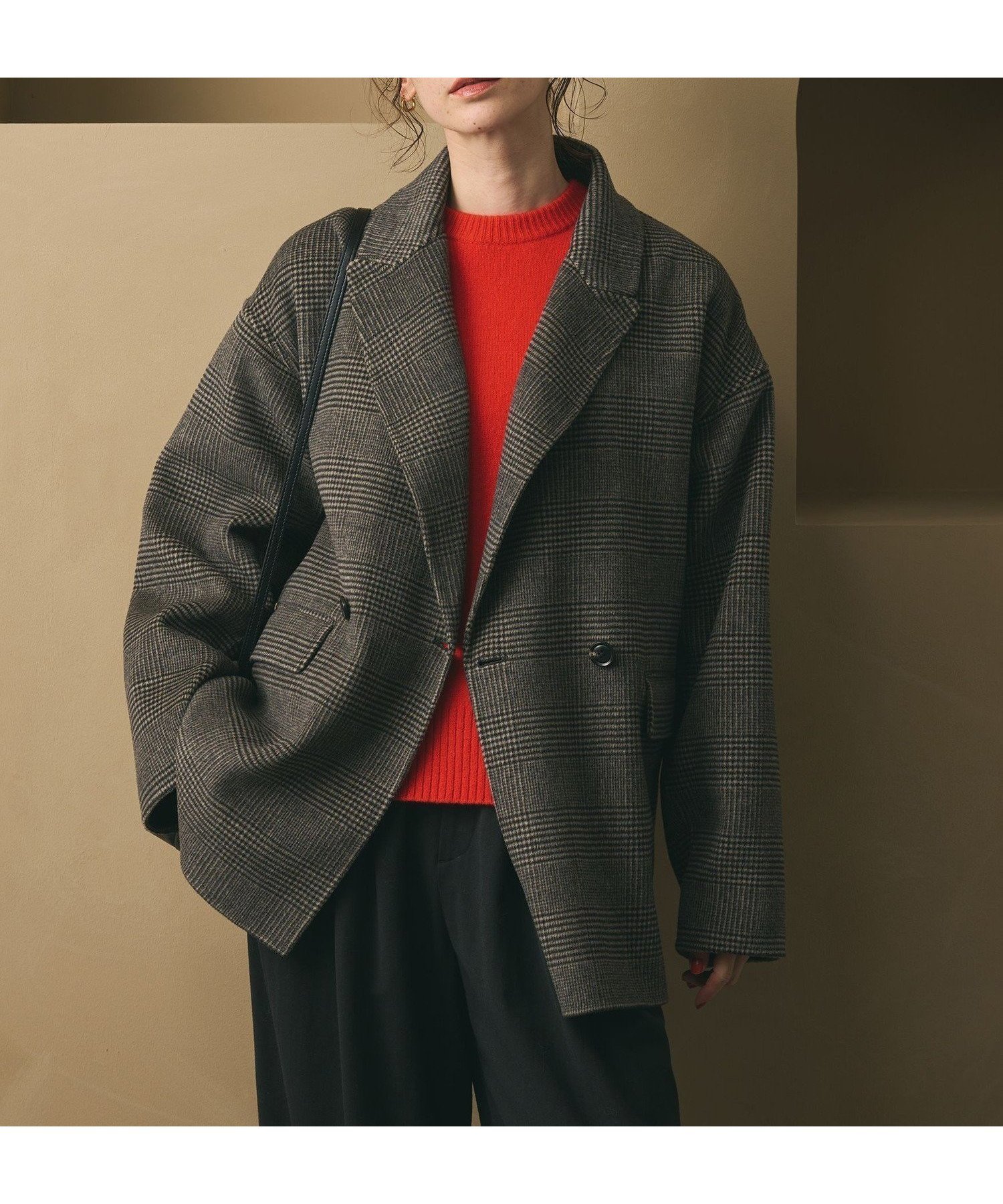 【ビューティ&ユース ユナイテッドアローズ/BEAUTY&YOUTH / UNITED ARROWS】のリバー テーラード ミドルコート インテリア・キッズ・メンズ・レディースファッション・服の通販 founy(ファニー) 　ファッション　Fashion　レディースファッション　Fashion for Women　アウター　Coat / Outerwear Collection　コート・ロングコート・ピーコート　Long Coats, Peacoats & More　インナー　Innerwear　クラシカル　Classical, Vintage-Inspired　クラシック　Classic, Timeless Style　コーデュロイ　Corduroy, Cord Fabric　ジャケット　Jacket, Outerwear　スラックス　Slacks, Dress Pants　ダブル　Double, Double-Breasted　チェック　Check, Plaid, Tartan　テーラード　Tailored, Tailored Fit　定番　Standard, Basic Item　人気　Popular, Best Seller　バランス　Balance, Style Balance　フェミニン　Feminine, Girly　ボトム　Bottoms, Lower Wear　ポケット　Pocket, Pocket Detail　ミドル　Middle Length, Mid Height　リラックス　Relax, Relaxed Fit　冬　Winter / This Winter　エレガント 上品　Elegant　その他1|ID: prp329100004737981 ipo3291000000035035962