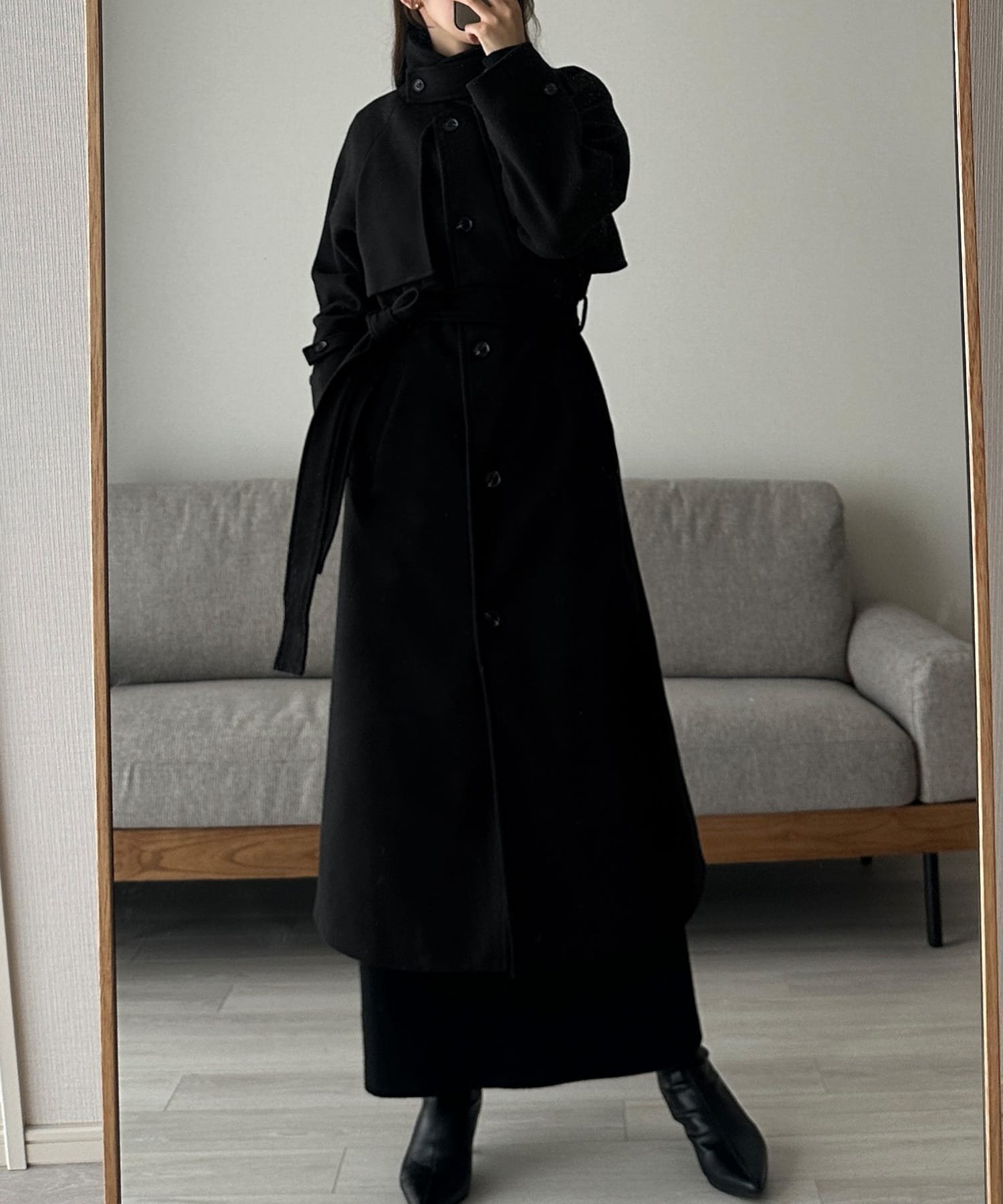 【ジュノア/JUNOAH】のLouere 2wayロングコート 人気、トレンドファッション・服の通販 founy(ファニー) ファッション Fashion レディースファッション Fashion for Women アウター Coat / Outerwear Collection コート・ロングコート・ピーコート Long Coats, Peacoats & More ロング Long, Long-Length other-1|ID: prp329100004738006 ipo3291000000034493854