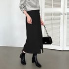【ココモモ/COCOMOMO】の裏起毛あり/なしタイプ タイト ナロースカート ロング丈 ストレッチ スカート 裏起毛・ブラック|ID: prp329100004738007 ipo3291000000034577716