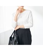 【アー ヴェー ヴェー/a.v.v】のVネックスムースTシャツ ホワイト|ID: prp329100004738012 ipo3291000000034223934