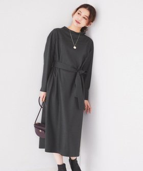 【アンタイトル/UNTITLED】の【ポケットあり/きれいめ】ベルト付きモックネックワンピース 人気、トレンドファッション・服の通販 founy(ファニー) ファッション Fashion レディースファッション Fashion for Women ワンピース Dresses ベルト&ウエストマーク Belts & Waist Accessories コンパクト Compact, Small Size ショルダー Shoulder, Shoulder Strap シンプル Simple, Minimal スマート Smart, Elegant トレンド Trend, Trending Now ドロップ Drop Shoulder, Dropped Style フレア Flare, Flared ポケット Pocket, Pocket Detail モックネック Mock Neck, Short Turtleneck ロング Long, Long-Length エレガント 上品 Elegant |ID:prp329100004738034