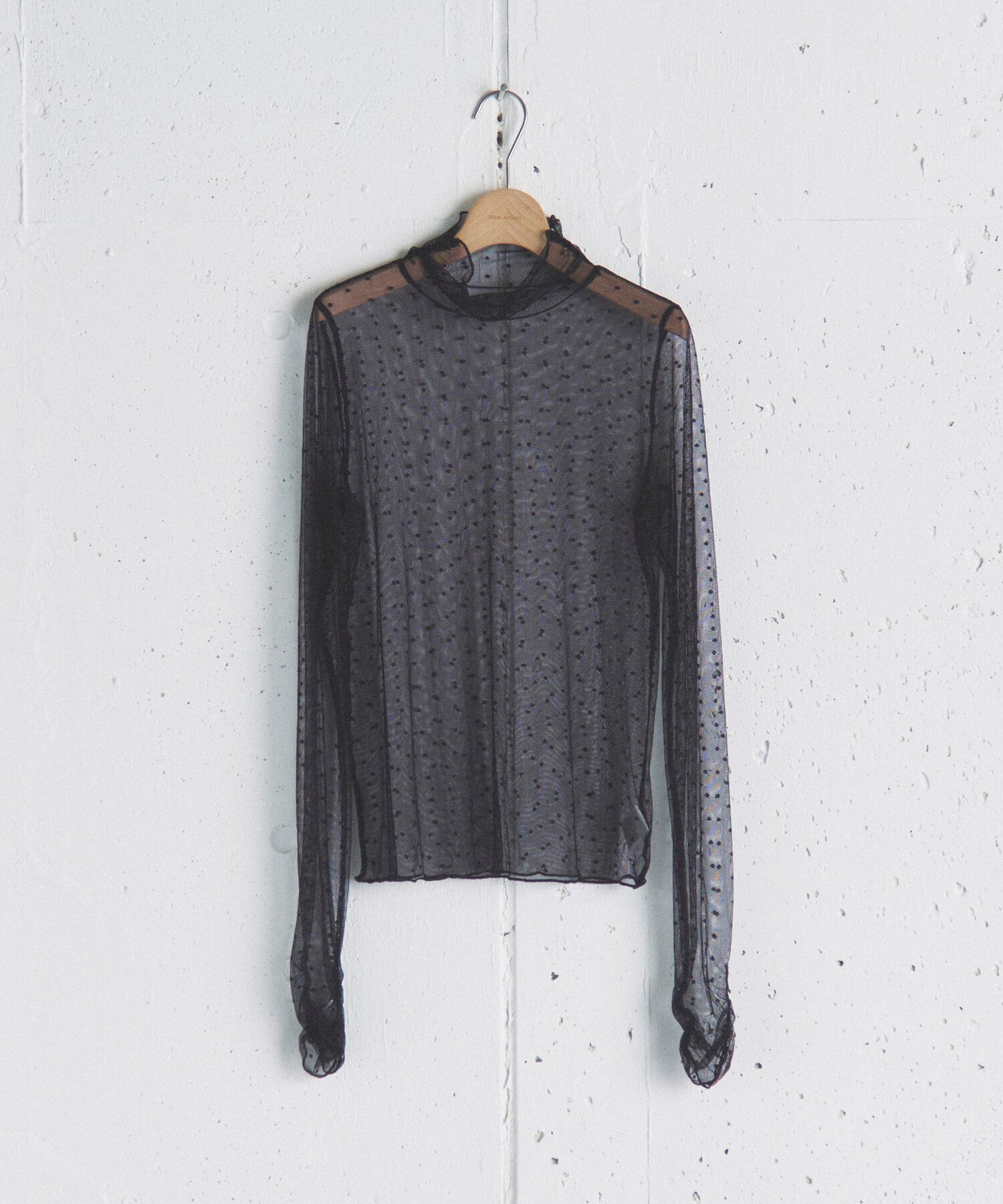 【ドゥ アルシーヴ/Doux archives】のドットチュールハイネックプルオーバー インテリア・キッズ・メンズ・レディースファッション・服の通販 founy(ファニー) ファッション Fashion レディースファッション Fashion for Women トップス・カットソー Cut & Sew Tops カジュアルプルオーバー・ニットトップス Pullovers & Knit Tops / Casual Pullovers シアー Sheer, See-Through チュール Tulip, Tulip Motif ドット Polka Dot, Dot Pattern フィット Fit, Slim Fit BLACK|ID: prp329100004738049 ipo3291000000034578641