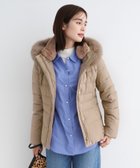 【インディヴィ/INDIVI】の【名品/撥水/抗菌防臭】ショート リサイクルダウンコート キャメルブラウン|ID: prp329100004738052 ipo3291000000034500059