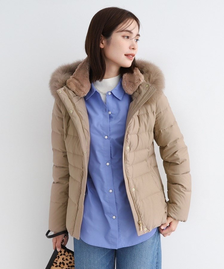 【インディヴィ/INDIVI】の【名品/撥水/抗菌防臭】ショート リサイクルダウンコート インテリア・キッズ・メンズ・レディースファッション・服の通販 founy(ファニー) 　ファッション　Fashion　レディースファッション　Fashion for Women　アウター　Coat / Outerwear Collection　コート・ロングコート・ピーコート　Long Coats, Peacoats & More　ダウンジャケット・軽量ダウン　Warm & Lightweight Down Jackets　ウォーム　Warm Fabric　抗菌　Antibacterial, Bacteria-Resistant　ショート　Short, Short Length　スマート　Smart, Elegant　セットアップ　Set-Up, Coordinated Outfit　ダウン　Down, Puffer　定番　Standard, Basic Item　人気　Popular, Best Seller　おすすめ　Recommended / Our Picks　ビジネス 仕事 通勤　Business / Work / Commuting　キャメルブラウン|ID: prp329100004738052 ipo3291000000034500059