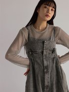 【ラシュッド/LASUD】のストライプシアーニットトップス シロクロ|ID: prp329100004738053 ipo3291000000034224156
