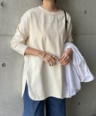 【アンドミー/andme】のUSA コットン 長袖 オーバーサイズ 裾ラウンド Tシャツ エクリュ|ID: prp329100004738071 ipo3291000000034801276