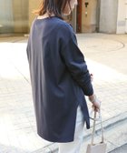 【アンドミー/andme】のUSA コットン 長袖 オーバーサイズ 裾ラウンド Tシャツ チャコールグレー|ID: prp329100004738071 ipo3291000000034801278