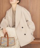 【イエナ/IENA】の《追加 》Super160 ショールカラーハーフコート ベージュ|ID:prp329100004738096