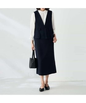 【アー ヴェー ヴェー/a.v.v】のペプラムドッキングワンピース 人気、トレンドファッション・服の通販 founy(ファニー) ファッション Fashion レディースファッション Fashion for Women ワンピース Dresses インナー Innerwear 切替 Switching, Contrast Panel ドッキング Docking, Mixed Material ハイネック High Neck, Mock Neck フラップ Flap, Flap Pocket ペプラム Peplum, Flared Hem ペンシル Pencil, Pencil Skirt ポケット Pocket, Pocket Detail 再入荷 Restock / Back in Stock おすすめ Recommended / Our Picks ビジネス 仕事 通勤 Business / Work / Commuting |ID:prp329100004738100