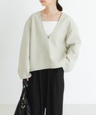 【アーバンリサーチ/URBAN RESEARCH】のウールライクVネックトップス IVORY|ID: prp329100004738105 ipo3291000000034224544