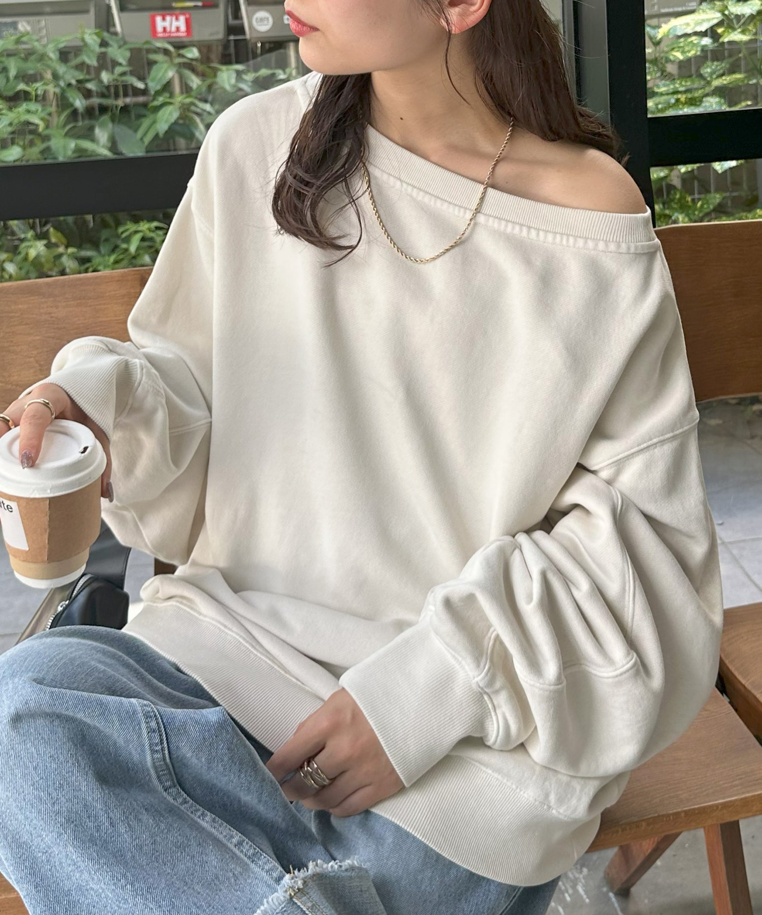 【ディスコート/Discoat】のピグメントワンショルスウェット 人気、トレンドファッション・服の通販 founy(ファニー) 　ファッション　Fashion　レディースファッション　Fashion for Women　トップス・カットソー　Cut & Sew Tops　レディースパーカー・カジュアルフーディー　Casual Hoodies & Sweatshirts　スウェット・クルーネックトップス　Sweatshirts & Crewnecks / Relaxed Fit Sweat Tops　コンパクト　Compact, Small Size　シンプル　Simple, Minimal　スウェット / スエット　Sweatshirt, Sweatwear　ロング　Long, Long-Length　ワンショル　One Shoulder, Asymmetrical　ヴィンテージ　Vintage Style　春　Spring　無地　Plain, Solid Color　A/W・秋冬　Autumn/Winter　 other-1|ID: prp329100004738116 ipo3291000000034224613