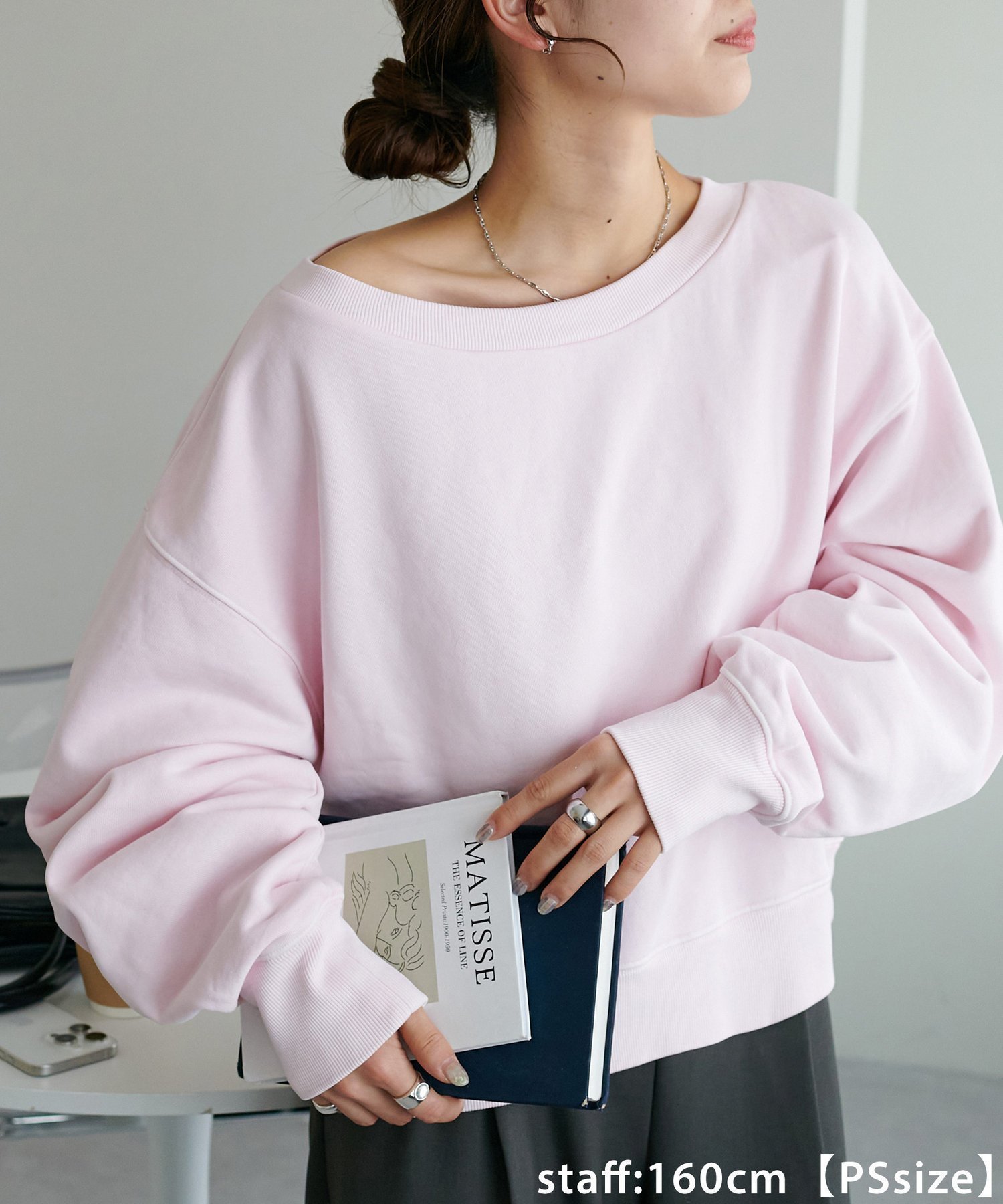 【ディスコート/Discoat】のピグメントワンショルスウェット インテリア・キッズ・メンズ・レディースファッション・服の通販 founy(ファニー) 　ファッション　Fashion　レディースファッション　Fashion for Women　トップス・カットソー　Cut & Sew Tops　レディースパーカー・カジュアルフーディー　Casual Hoodies & Sweatshirts　スウェット・クルーネックトップス　Sweatshirts & Crewnecks / Relaxed Fit Sweat Tops　コンパクト　Compact, Small Size　シンプル　Simple, Minimal　スウェット / スエット　Sweatshirt, Sweatwear　ロング　Long, Long-Length　ワンショル　One Shoulder, Asymmetrical　ヴィンテージ　Vintage Style　春　Spring　無地　Plain, Solid Color　A/W・秋冬　Autumn/Winter　ピンク|ID: prp329100004738116 ipo3291000000034224615