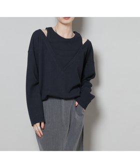 【ナノ ユニバース/nano universe】 フェイクレイヤードワッフルカットトップス人気、トレンドファッション・服の通販 founy(ファニー) ファッション Fashion レディースファッション Fashion for Women トップス・カットソー Cut & Sew Tops インナー Innerwear カットソー Cut and Sewn Top デニム Denim, Jeans Material バランス Balance, Style Balance ルーズ Loose, Oversized 2025年 2025 2025-2026秋冬・A/W Autumn/Winter 2025–26 AW25–26 |ID:prp329100004738127