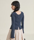 【フリークスストア/FREAK'S STORE】のカットリブ 2WAYコンパクトカーディガン 25AW ネイビー|ID: prp329100004738166 ipo3291000000034224954