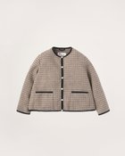 【トラディショナル ウェザーウェア/TWW / Traditional Weatherwear】のARKLEY A-LINE BEAVER 人気、トレンドファッション・服の通販 founy(ファニー) ファッション Fashion レディースファッション Fashion for Women キルティング Quilted, Quilting コーデュロイ Corduroy, Cord Fabric ストール Stole, Wrap チェック Check, Plaid, Tartan ドット Polka Dot, Dot Pattern ドレス Dress, One-Piece ハウンドトゥース Houndstooth, Dogtooth Check パイピング Piping, Trim Design マフラー Scarf, Muffler リュクス Luxury, Elegant, High-End, Chic A/W・秋冬 Autumn/Winter thumbnail ブラウンチェック|ID: prp329100004738167 ipo3291000000034224960