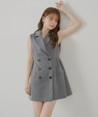 【パルグループ/PAL GROUP】の【Chico】ボンディングボリュームフレアスーツミニワンピース 人気、トレンドファッション・服の通販 founy(ファニー) ファッション Fashion レディースファッション Fashion for Women ワンピース Dresses 秋 Autumn 鹿児島 Kagoshima, Kagoshima Made トレンド Trend, Trending Now フォーマル Formal, Dressy ワンポイント One Point, Statement Accent 冬 Winter / This Winter エレガント 上品 Elegant thumbnail グレー|ID: prp329100004738169 ipo3291000000034380963