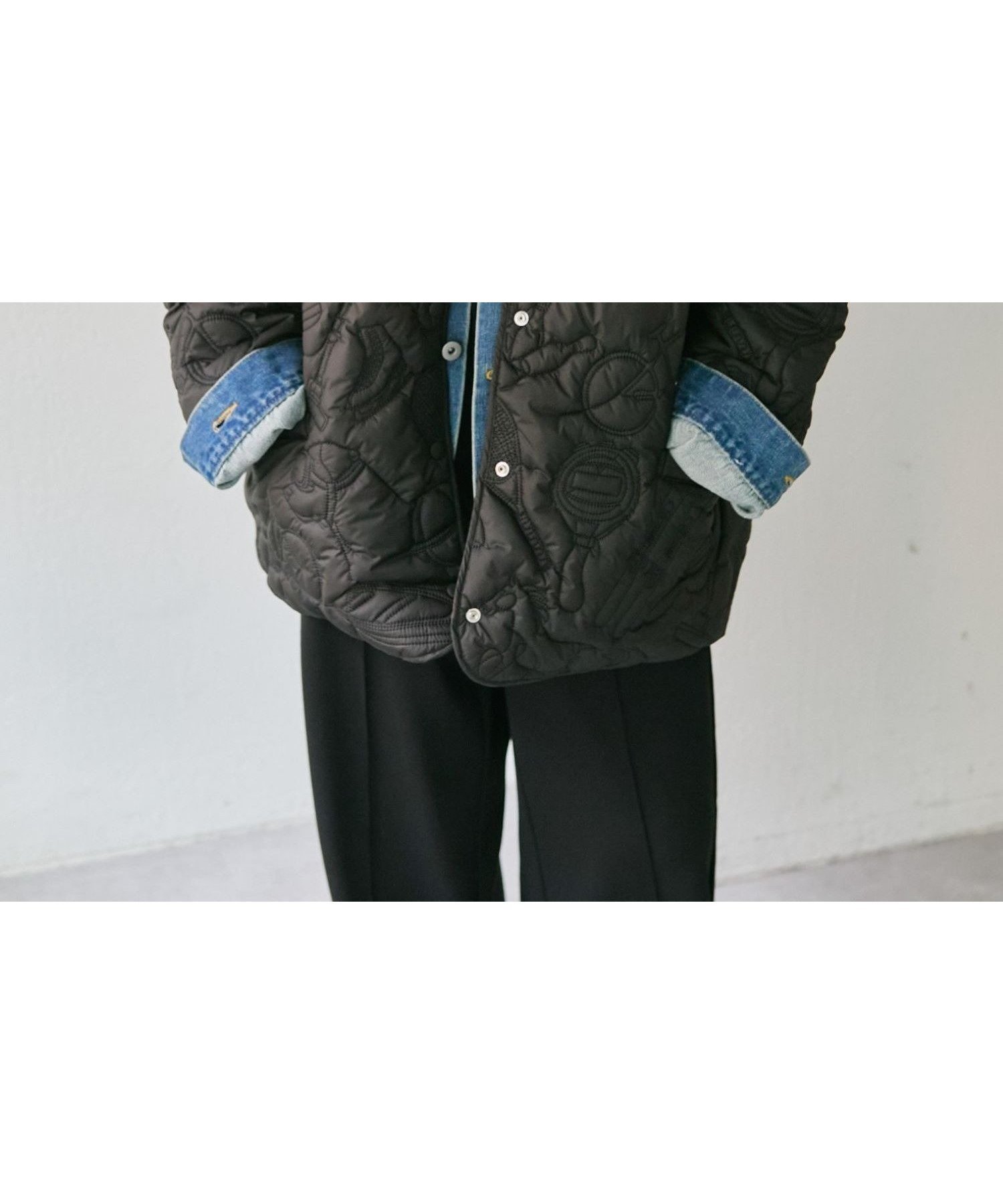 【イア パピヨネ/ear PAPILLONNER】のキルティングジャケット25【SUM1 STYLE】 インテリア・キッズ・メンズ・レディースファッション・服の通販 founy(ファニー) ファッション Fashion レディースファッション Fashion for Women アウター Coat / Outerwear Collection レディースジャケット・軽アウター Jackets ウェーブ Wavy Pattern キルティング Quilted, Quilting コンパクト Compact, Small Size 軽量 Lightweight, Ultra Light サロペット Overalls, Salopette シンプル Simple, Minimal ジャケット Jacket, Outerwear スポーツ Sports, Activewear 人気 Popular, Best Seller バランス Balance, Style Balance ボトム Bottoms, Lower Wear ポケット Pocket, Pocket Detail おすすめ Recommended / Our Picks ブラック|ID: prp329100004738187 ipo3291000000034870602