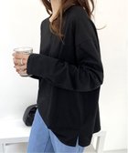【アミュレット/Amulet】の【Dewlily】オーバーサイズロングTシャツ 人気、トレンドファッション・服の通販 founy(ファニー) ファッション Fashion レディースファッション Fashion for Women トップス・カットソー Cut & Sew Tops シャツ・ブラウス・オフィスカジュアル Elegant Blouses & Button-Ups ロングTシャツ・Tシャツ Longline T-Shirts & Tees シンプル Simple, Minimal ベスト Vest, Waistcoat 定番 Standard, Basic Item 無地 Plain, Solid Color thumbnail ブラック|ID: prp329100004738214 ipo3291000000034225221
