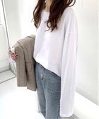 【アミュレット/Amulet】の【Dewlily】オーバーサイズロングTシャツ 人気、トレンドファッション・服の通販 founy(ファニー) ファッション Fashion レディースファッション Fashion for Women トップス・カットソー Cut & Sew Tops シャツ・ブラウス・オフィスカジュアル Elegant Blouses & Button-Ups ロングTシャツ・Tシャツ Longline T-Shirts & Tees シンプル Simple, Minimal ベスト Vest, Waistcoat 定番 Standard, Basic Item 無地 Plain, Solid Color thumbnail ホワイト|ID: prp329100004738214 ipo3291000000034225226