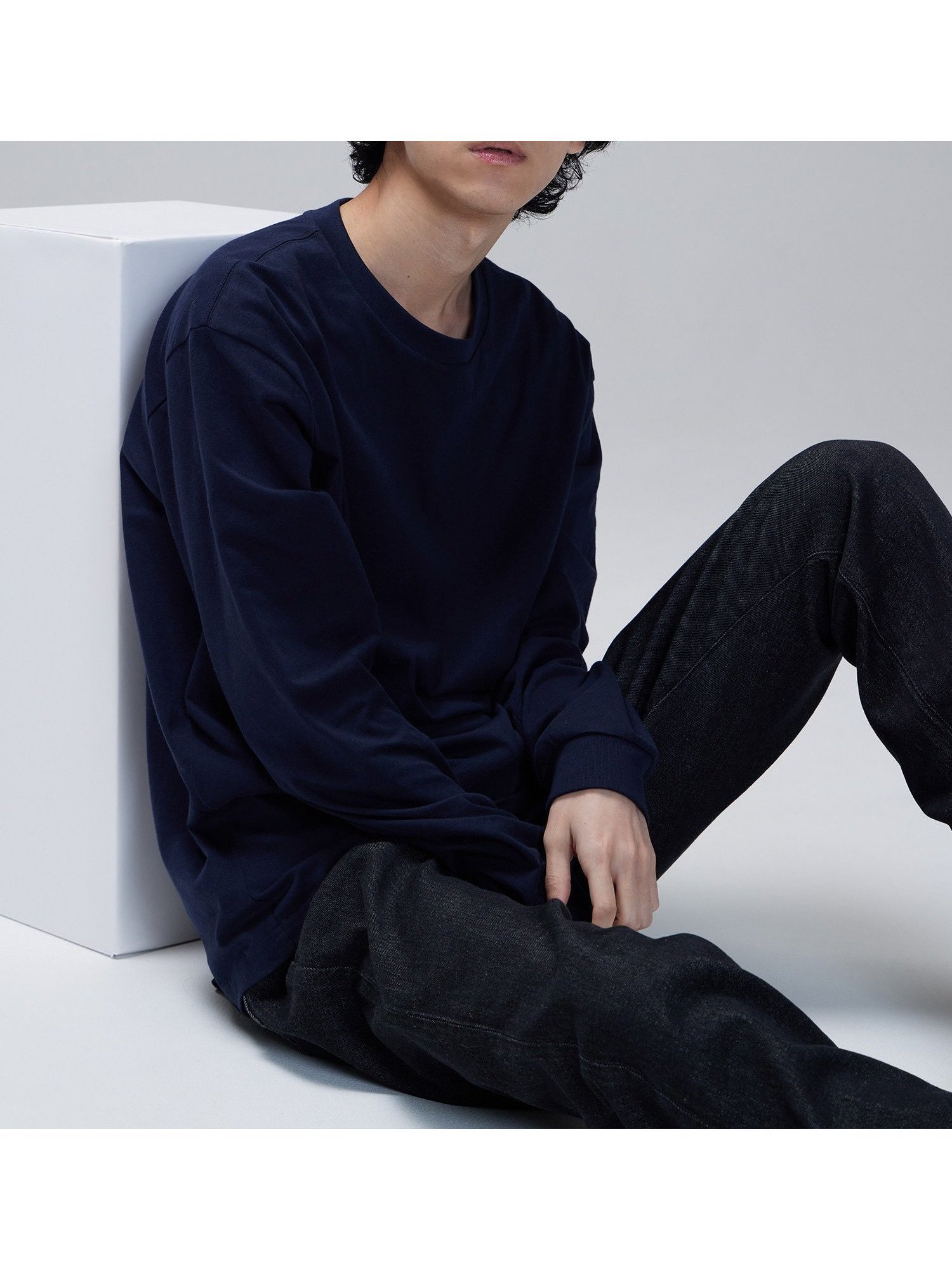 【ギャップ/GAP】のオーガニックコットン100% 長袖Tシャツ インテリア・キッズ・メンズ・レディースファッション・服の通販 founy(ファニー)  ファッション Fashion レディースファッション Fashion for Women トップス・カットソー Cut & Sew Tops シャツ・ブラウス・オフィスカジュアル Elegant Blouses & Button-Ups ロングTシャツ・Tシャツ Longline T-Shirts & Tees ストレート Straight, Straight Cut フィット Fit, Slim Fit リラックス Relax, Relaxed Fit 長袖 Long Sleeve, Full Sleeve NEW_CLASSIC_NAVY|ID: prp329100004738222 ipo3291000000034284193