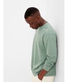 【ギャップ/GAP】のオーガニックコットン100% 長袖Tシャツ GASOLINE_GREEN|ID: prp329100004738222 ipo3291000000034284208