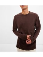 【ギャップ/GAP】のオーガニックコットン100% 長袖Tシャツ WOODSY_BROWN|ID: prp329100004738222 ipo3291000000034284216
