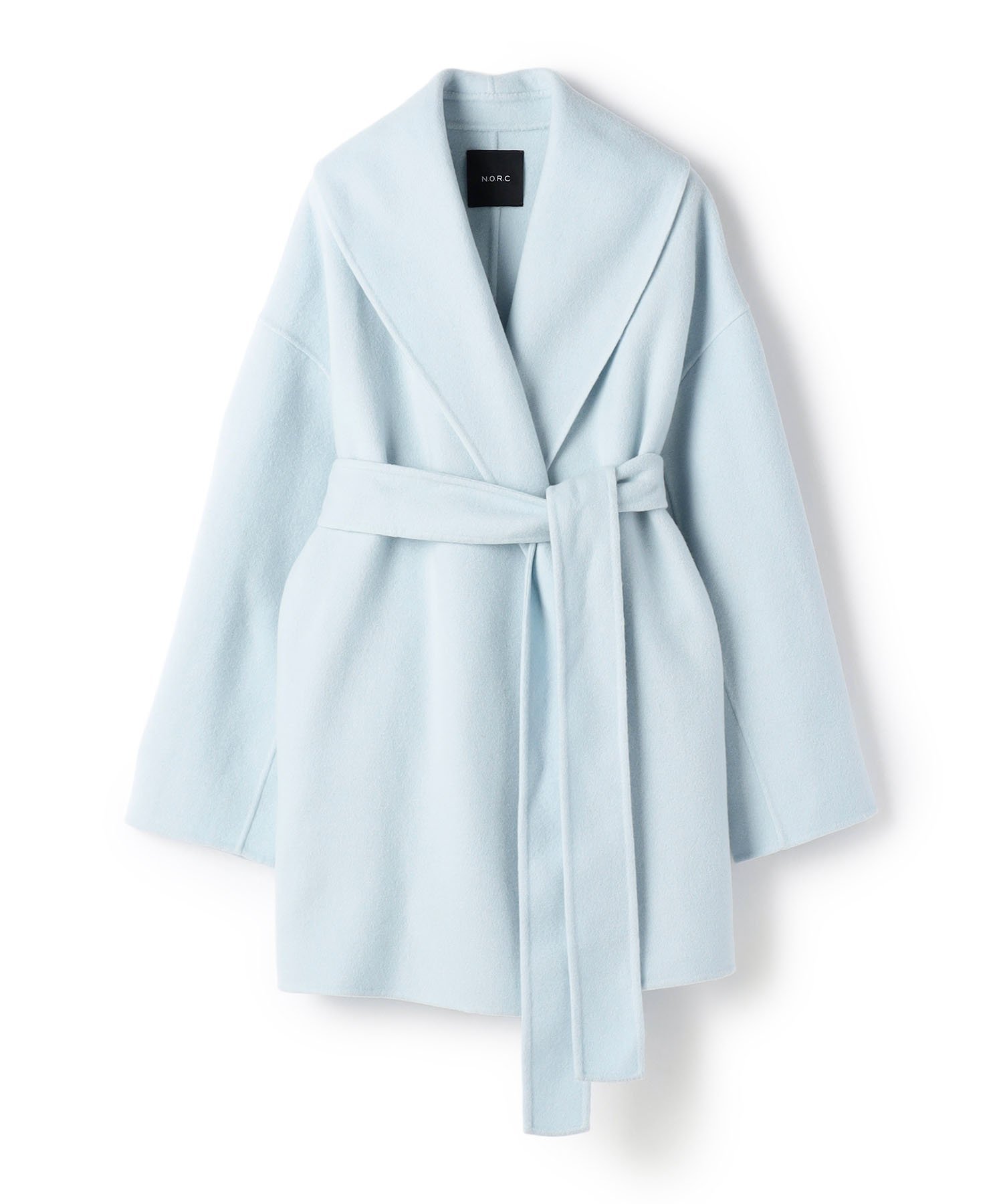 【ノーク/N.O.R.C】のウールメルトンミドルリバーコート インテリア・キッズ・メンズ・レディースファッション・服の通販 founy(ファニー) ファッション Fashion レディースファッション Fashion for Women アウター Coat / Outerwear Collection コート・ロングコート・ピーコート Long Coats, Peacoats & More ガウン Gown, Robe コンパクト Compact, Small Size 今季 This Season, Current Season ショール Shawl, Wrap スタイリッシュ Stylish, Fashionable 人気 Popular, Best Seller バランス Balance, Style Balance ミドル Middle Length, Mid Height メルトン Melton, Heavy Wool ロング Long, Long-Length おすすめ Recommended / Our Picks エレガント 上品 Elegant アイスブルー|ID: prp329100004738223 ipo3291000000034760381