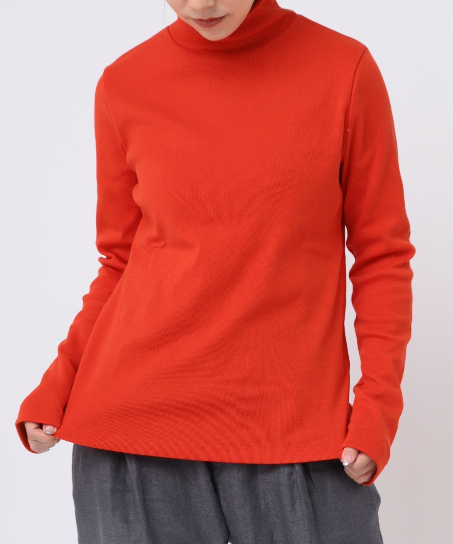 【アールエヌエーエヌ/RNA-N】のM2088 フライスタートル インテリア・キッズ・メンズ・レディースファッション・服の通販 founy(ファニー) 　ファッション　Fashion　レディースファッション　Fashion for Women　インナー　Innerwear　タートル　Turtleneck, Turtle Collar　フィット　Fit, Slim Fit　定番　Standard, Basic Item　レッド|ID: prp329100004738308 ipo3291000000034475420