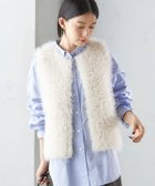 【シップス フォー ウィメン/SHIPS】のリバーシブル フェイクファー ボンディング ジレ 24AW オフホワイト|ID: prp329100004738328 ipo3291000000034523516