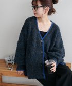 【ディスコート/Discoat】の【新色追加!/WEB限定】MIXブークレシャギー配色Vネックカーディガン トープ|ID: prp329100004738341 ipo3291000000034225996