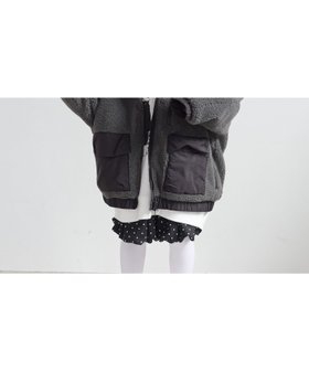 【ローリーズファーム/LOWRYS FARM / KIDS】のエアサーマルボアブルゾン 人気、トレンドファッション・服の通販 founy(ファニー) ファッション Fashion キッズファッション Fashion for Kids アウトドア Outdoor Clothing ジャケット Jacket, Outerwear スタンド Stand Collar, Upright Stand ダウン Down, Puffer ブルゾン Blouson, Bomber Jacket ポケット Pocket, Pocket Detail |ID:prp329100004738347